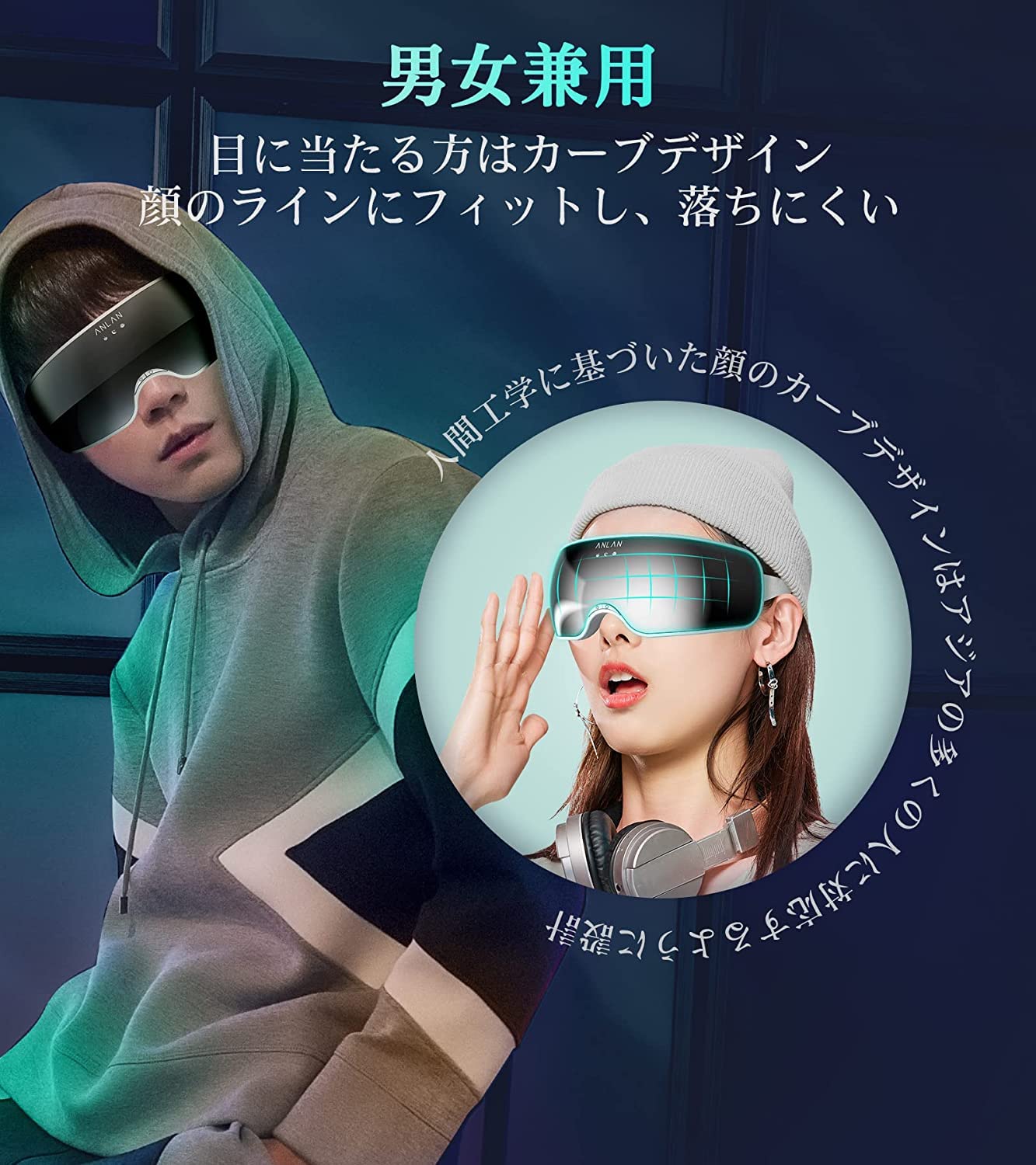 Amazon | ANLAN 可視 アイウォーマー 目元エステ エアアイウォーマー